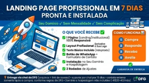 Landing Page Profissional em 7 Dias — Pronta e Instalada - Sites, Lojas e Sistemas Prontos Sites e Scripts
