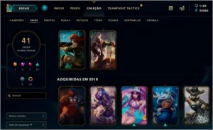 CONTA LOL - TODOS OS CAMPEÕES - League of Legends