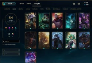 Vendo Conta de League of Legends - Gold IV - Todos Campeões LOL