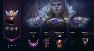 Conta LoL Mestre Season 11 e 12 SoloQ 151 skins - League of Legends