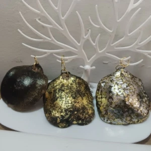 Pingente Artesanal Boca de Sapo em Jacarandá - Artesanato e Personalizados
