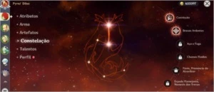 Conta AR44 Diluc C2, Albedo e Cortadora de Montanhas - Genshin Impact