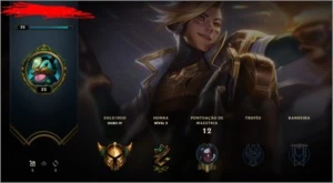 CONTA LV 32 COM SKIN DO EZREAL PRESTIGIO - League of Legends LOL
