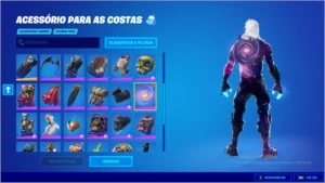 Conta Fortnite Skin Galaxy 48 Skins Salve o Mundo S5Pra cima