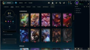 Conta Ouro IV - 81 Skins - 103 Campeões - League of Legends LOL