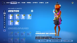 Fortnite Com + 230 Skins com ikonico e glow desde o passe 4