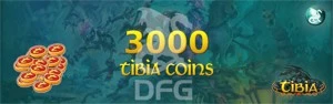 3000 TIBIA COINS
