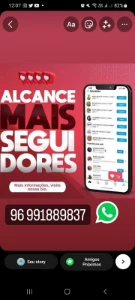 Seguidores no Instagram