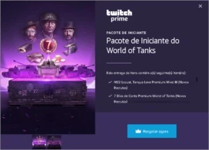 Recompensa Twitch: World of Tanks -- PC WOT