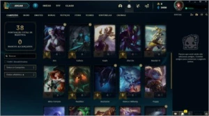 Conta diamante 60% de winrate - League of Legends LOL