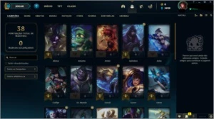 Conta diamante 60% de winrate - League of Legends LOL