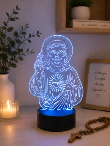 Luminárias em LED - Artesanato e Personalizados