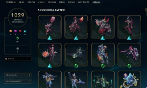 Conta Lol Colecionador Full Skins compráveis - League of Legends