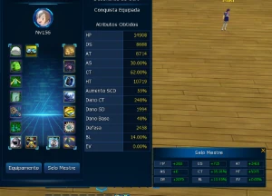 Conta Com Três Ranking U  LADMO Ômega - Digimon Masters Online