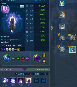 Conta Com Três Ranking U  LADMO Ômega - Digimon Masters Online