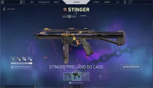 Conta Platina 2 com skins + VP's - Valorant