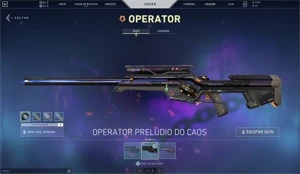 Conta Platina 2 com skins + VP's - Valorant