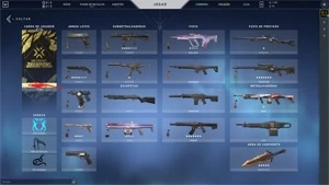 Conta Platina 2 com skins + VP's - Valorant