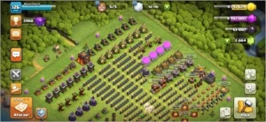 Conta clash of clans cv10 full 2000 gemas