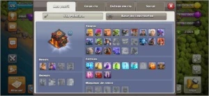 Conta clash of clans cv10 full 2000 gemas
