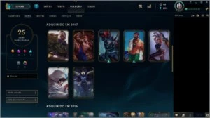 CONTA LOL / BORDA DIAMANTE / 94 CAMPEÕES / 25 SKINS - League of Legends