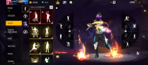 Conta de free fire gemada com angelical