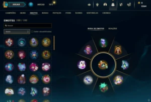 Conta com Skin Ultimate da LUX - League of Legends LOL