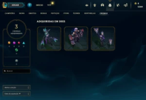 Conta com Skin Ultimate da LUX - League of Legends LOL