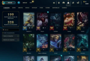 Conta com Skin Ultimate da LUX - League of Legends LOL