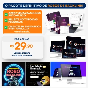 Pack Robos de BackLinks - Pacote 5 Ferramentas + Bônus - Others