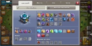 conta clash of clans cv13 bem upado