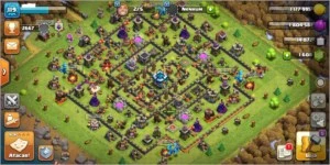 conta clash of clans cv13 bem upado