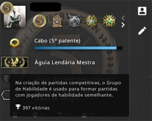 Conta CSGO 7 Medalhas - Counter Strike