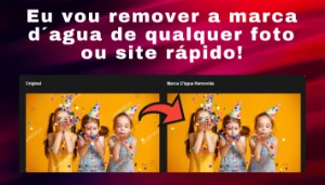 Vou remover qualquer marca dagua de qualquer imagem rapido - Serviços Digitais