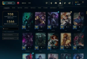 Conta Lol 1K De Skins - League of Legends