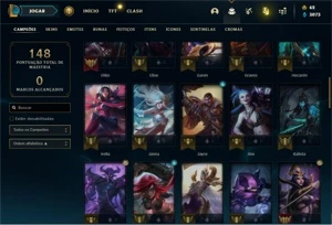 vendo conta com rammus rei/rammus king - League of Legends LOL