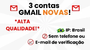 3 Contas no GMAIL novas! Nao pede SMS - Redes Sociais