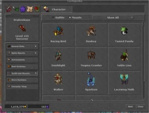 MS 455 Gentebra (Char Love) - ED 211 Belobra - Loyalty 15% - Tibia