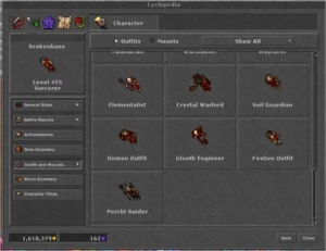 MS 455 Gentebra (Char Love) - ED 211 Belobra - Loyalty 15% - Tibia