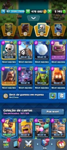 Conta Full Clash Royale 6 Mil. Decks Máximos