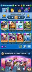 Conta Full Clash Royale 6 Mil. Decks Máximos