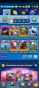 Conta Full Clash Royale 6 Mil. Decks Máximos