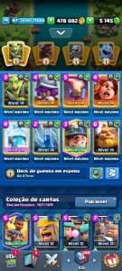 Conta Full Clash Royale 6 Mil. Decks Máximos