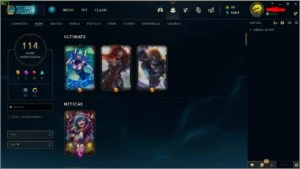 Vendo conta de valoran com skins + 115 radianite + conta lol - Valorant