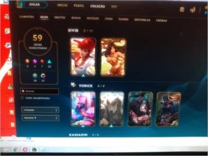 Conta main Sup - League of Legends LOL