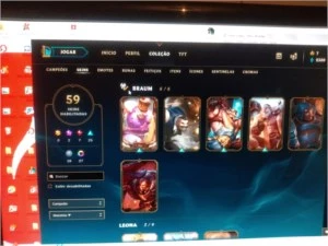 Conta main Sup - League of Legends LOL