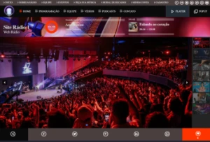 Site Para Web Rádio - Modelo 1 - Serviços Digitais