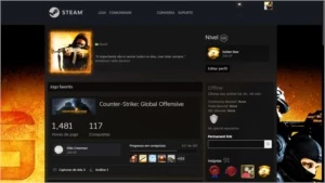 Conta Steam Level 101