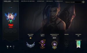 Conta League Of Legends - Level 366, 136 Skins, 146 Campeões LOL
