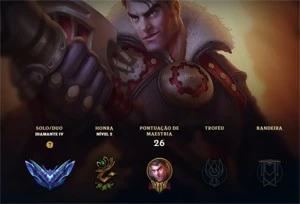 Conta League of Legends diamante 4 LOL